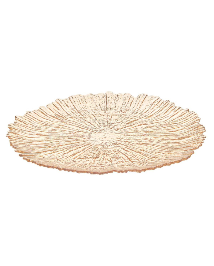 BAJO PLATO 32CM AMBAR