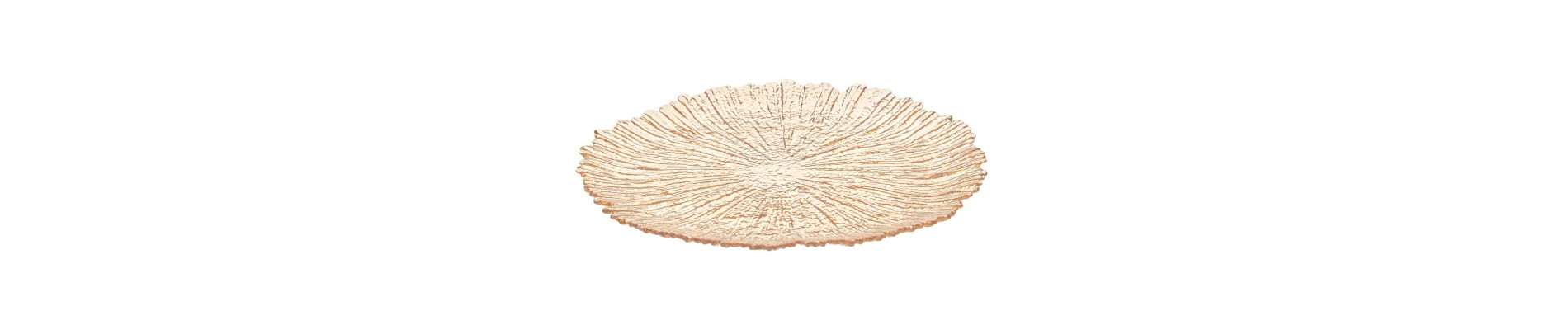 BAJO PLATO 32CM AMBAR