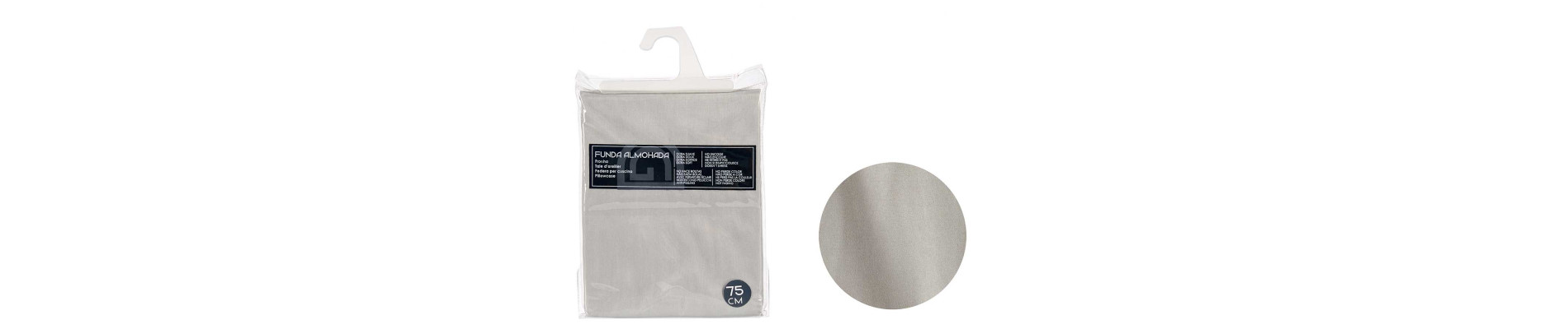FUNDA ALMOHADA 70 75CM COLOR GRIS