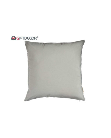 FUNDA COJIN CREMALLERA 60X60 GRIS CLARO
