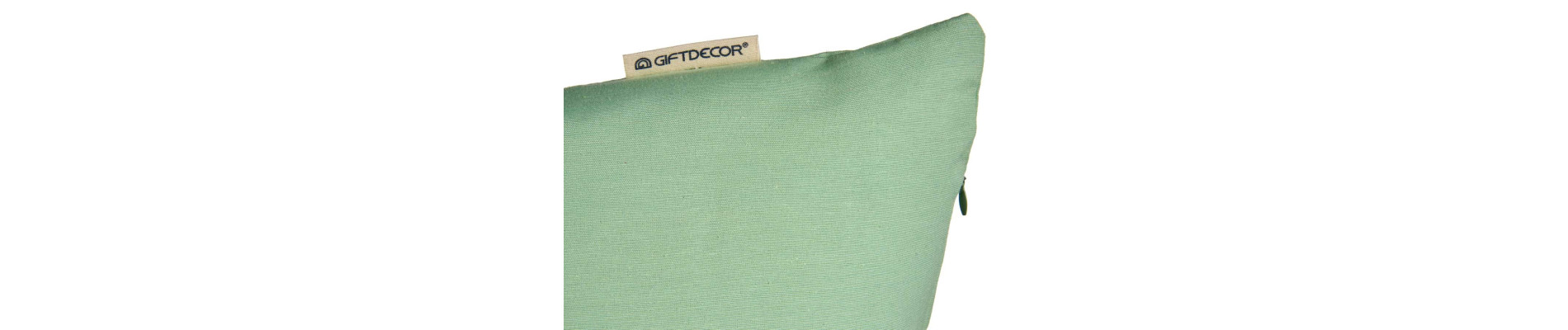 FUNDA COJIN CREMALLERA 60X60 VERDE
