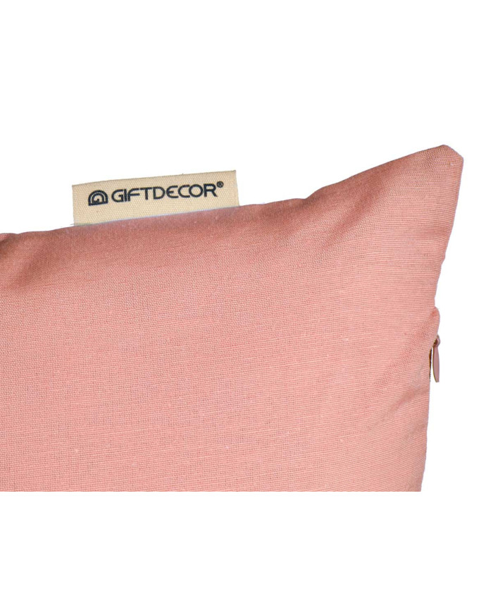 FUNDA COJIN CREMALLERA 60X60 ROSA