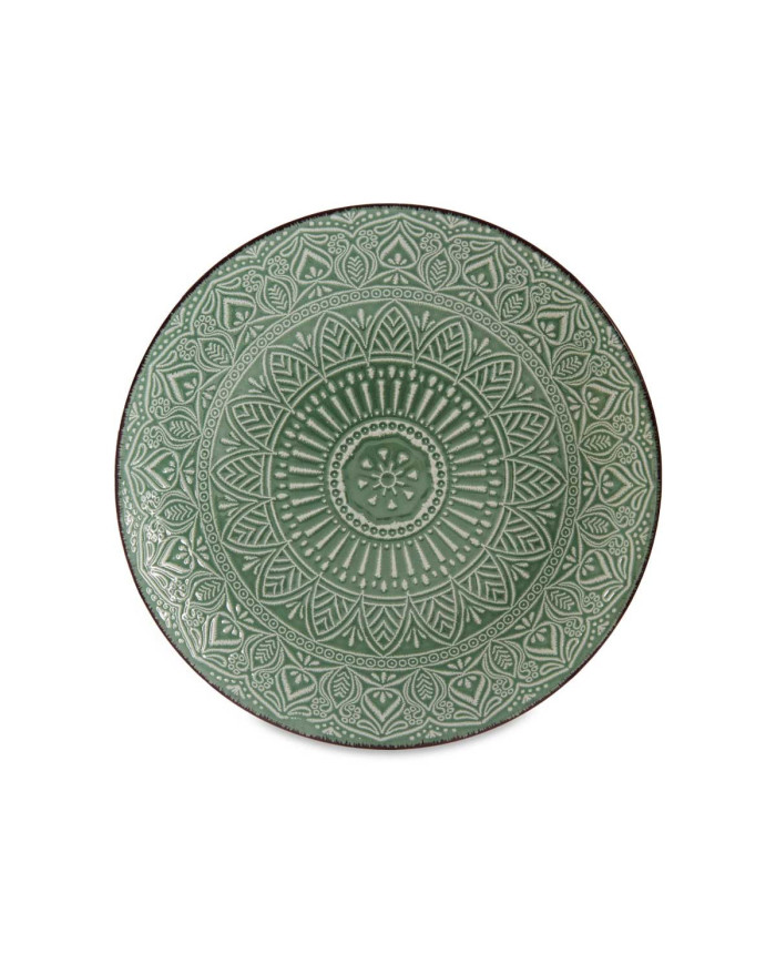 PLATO RELIEVE LLANO VERDE 27CM
