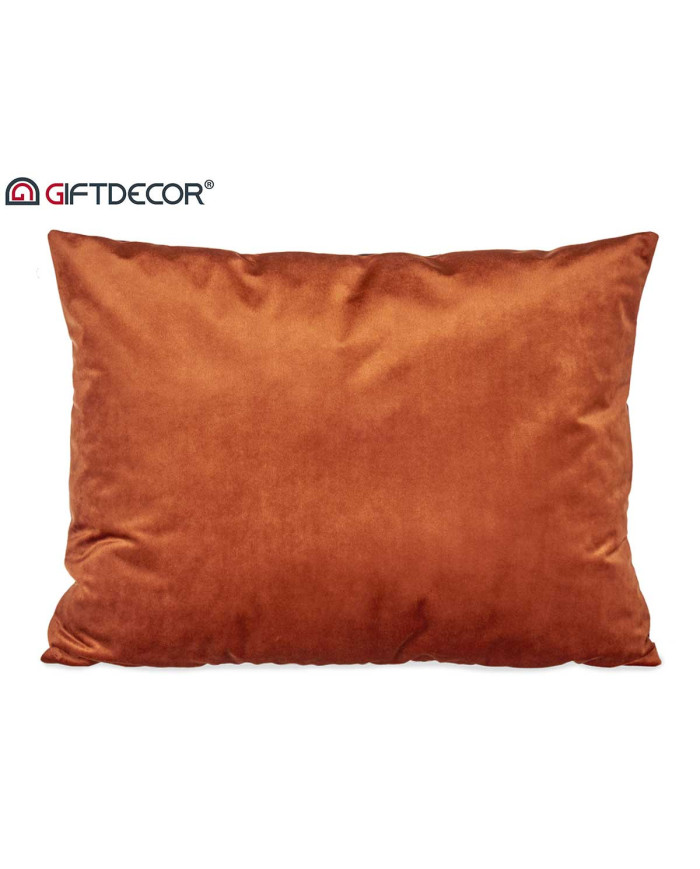 COJIN TERCIOPELO NARANJA 60X45CM