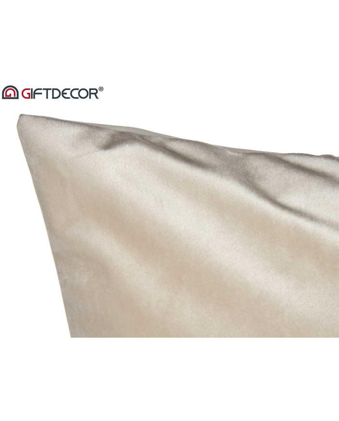 COJIN TERCIOPELO MARFIL 60X60CM