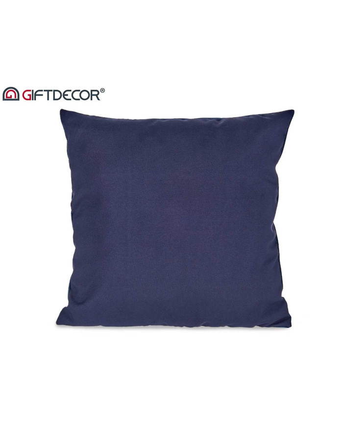 COJIN TERCIOPELO AZUL 45X45CM