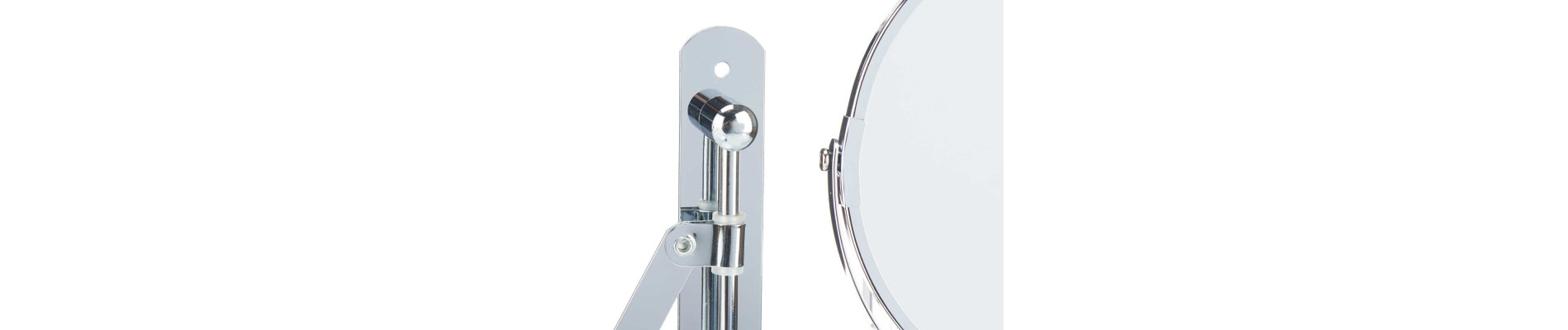 ESPEJO EXTENSIBLE BRAZO DOBLE CARA 17CM