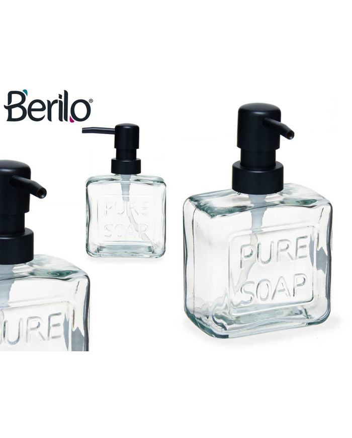 DISPENSADOR JABON TRANSPARENTE 250 ML