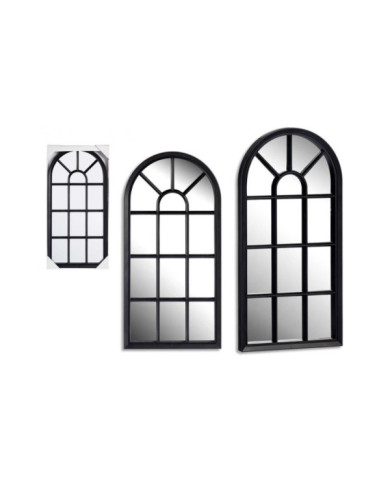 ESPEJO VENTANA NEGRO 70,5CM