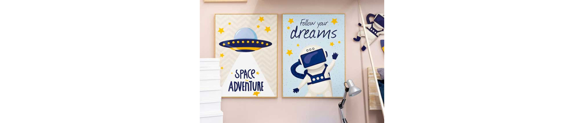 CUADRO INFANTIL ESPACIO 60X80CM SURT 2