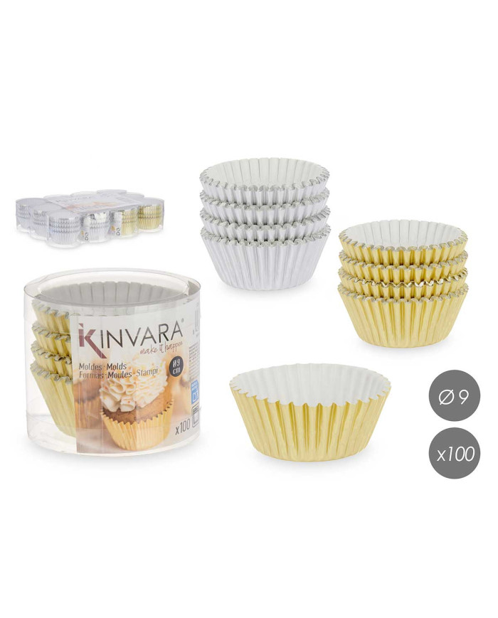 SET 100 MOLDES PAPEL METALIZADOS REPOST 9CM SURT 2