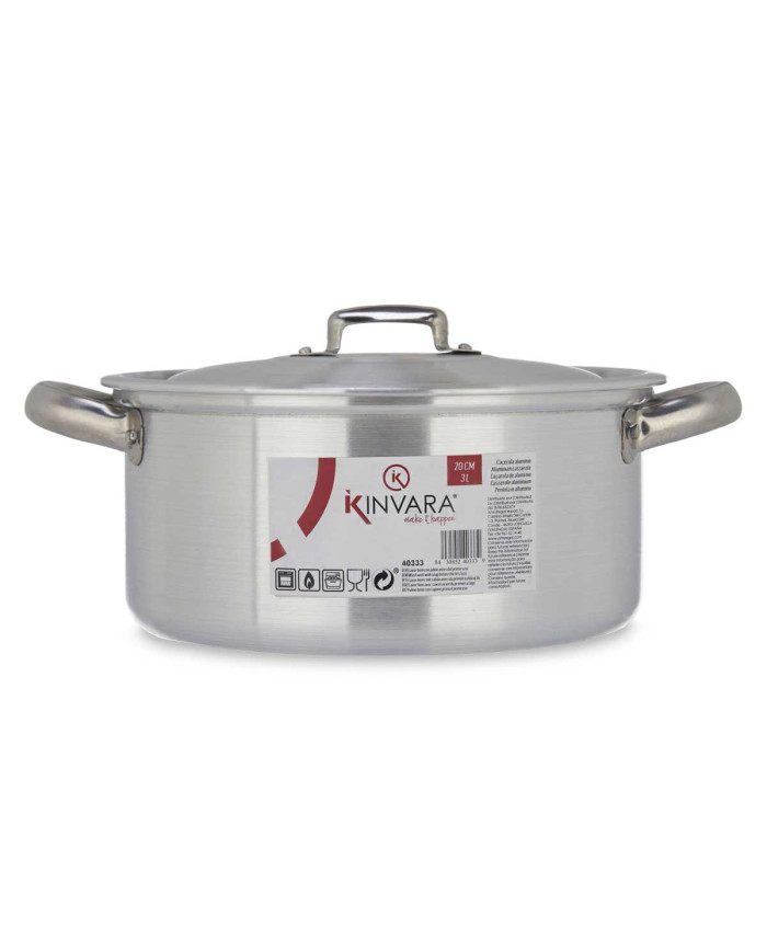 CACEROLA ALUMINIO 20 CM 3L