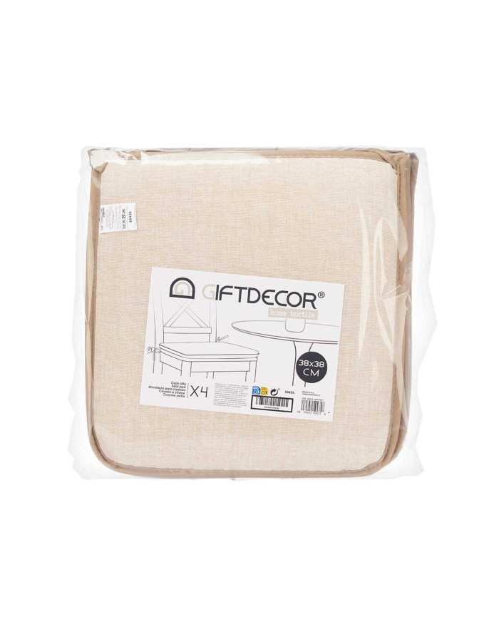 COJIN SILLA 38X38CM MARFIL