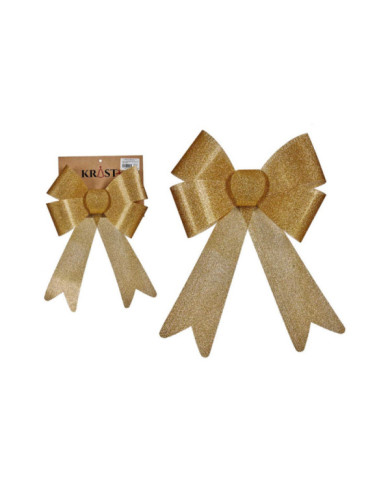 LAZO DECORATIVO 20 X 22 CM ORO