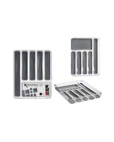 ORGANIZADOR C ANTIDESLIZANTE 32CM 6 COMPARTIMENTOS