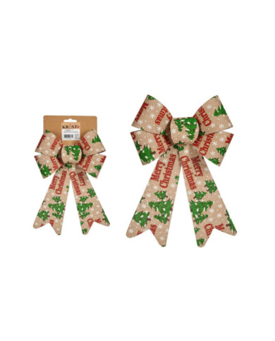 LAZO PVC NAVIDAD 15X25 CM