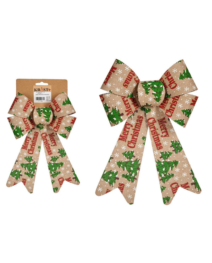 LAZO PVC NAVIDAD 15X25 CM