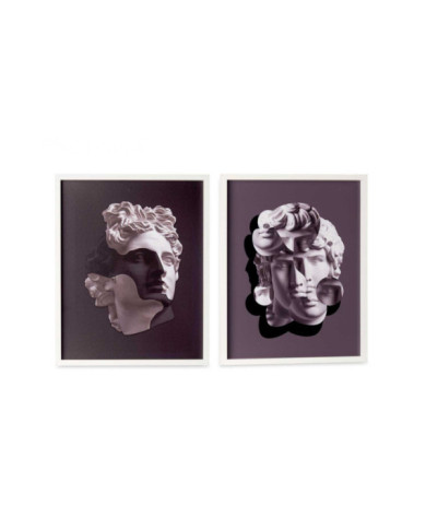 CUADRO GRECIA MOLDURA BLANCA SURT 2