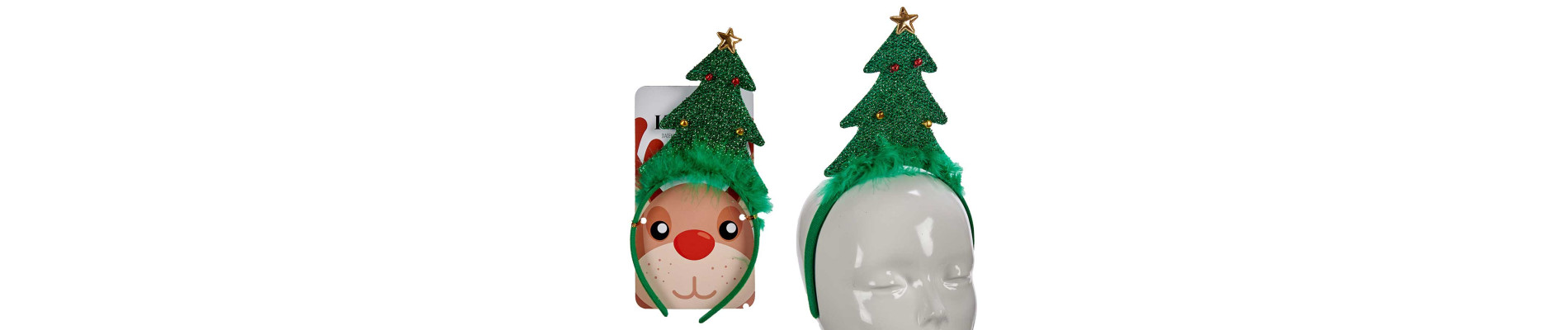 GORRO PAPA NOEL ESTRELLAS LED MEDIANO