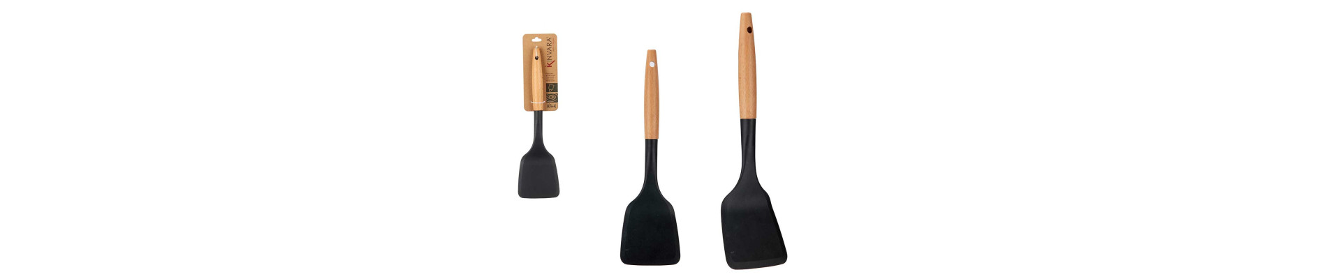 SET 5 UTENSILIOS MANGO ACERO