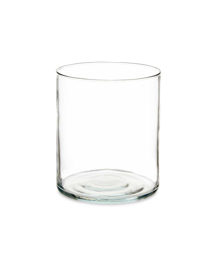 JARRON CRISTAL CILINDRO 17CM DIAM X 20CM