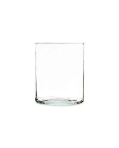 JARRON CRISTAL CILINDRO 17CM DIAM X 20CM