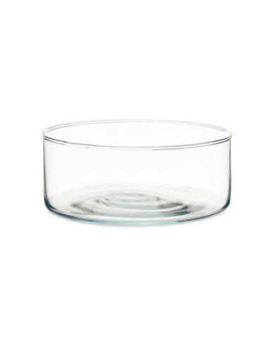 TARRINA CRISTAL CILINDRO 25CM DIAM X 10CM