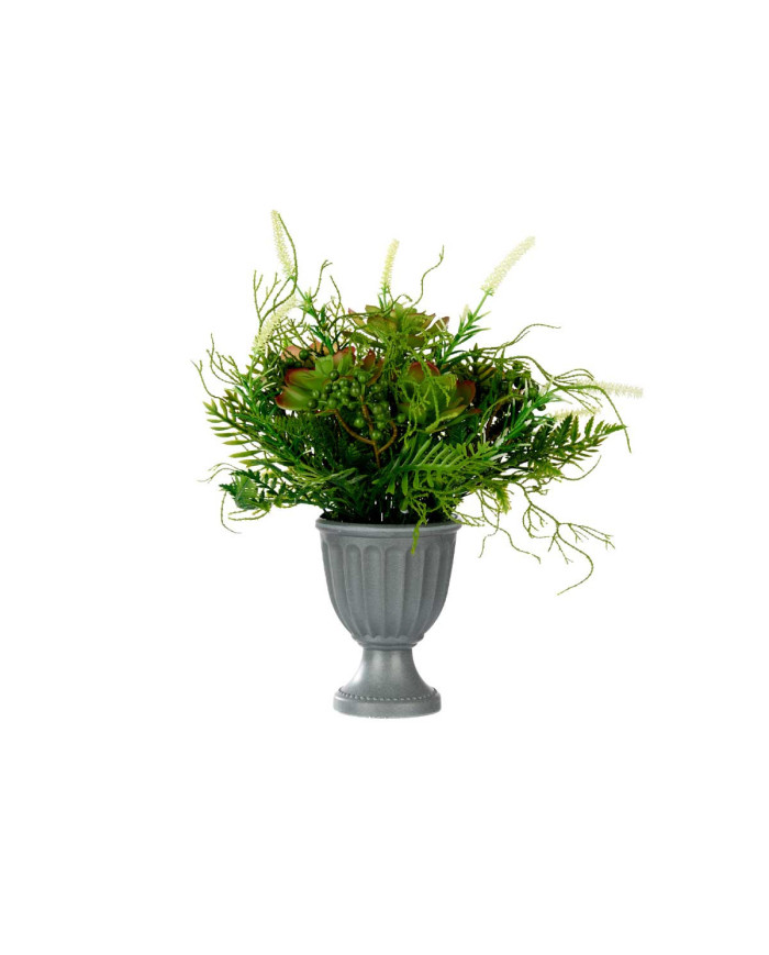 COPA PLASTICO CLASICA CON PLANTAS VERDES PEQUEÑA