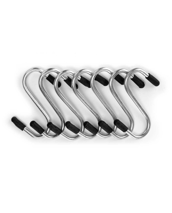SET 7 GANCHOS METALICOS MINI