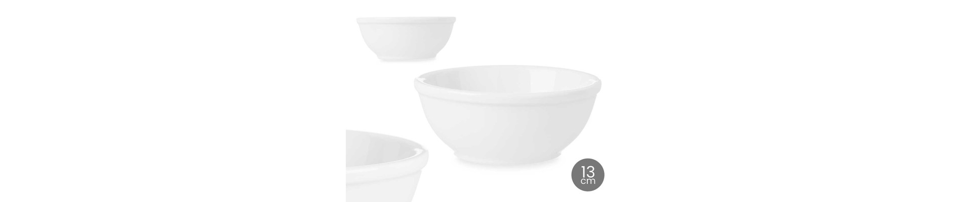 BOWL PORCELANA REDONDO 13 CM