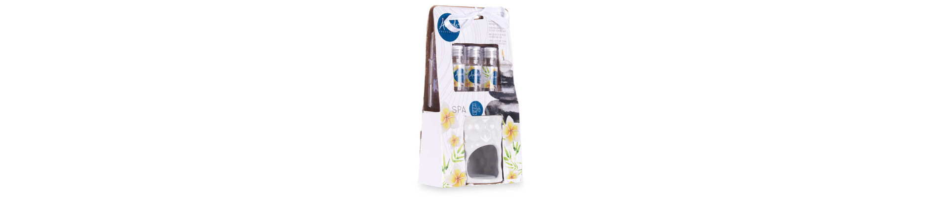 SET QUEMADOR  ACEITE ESENCIAL SPA 3X5ML