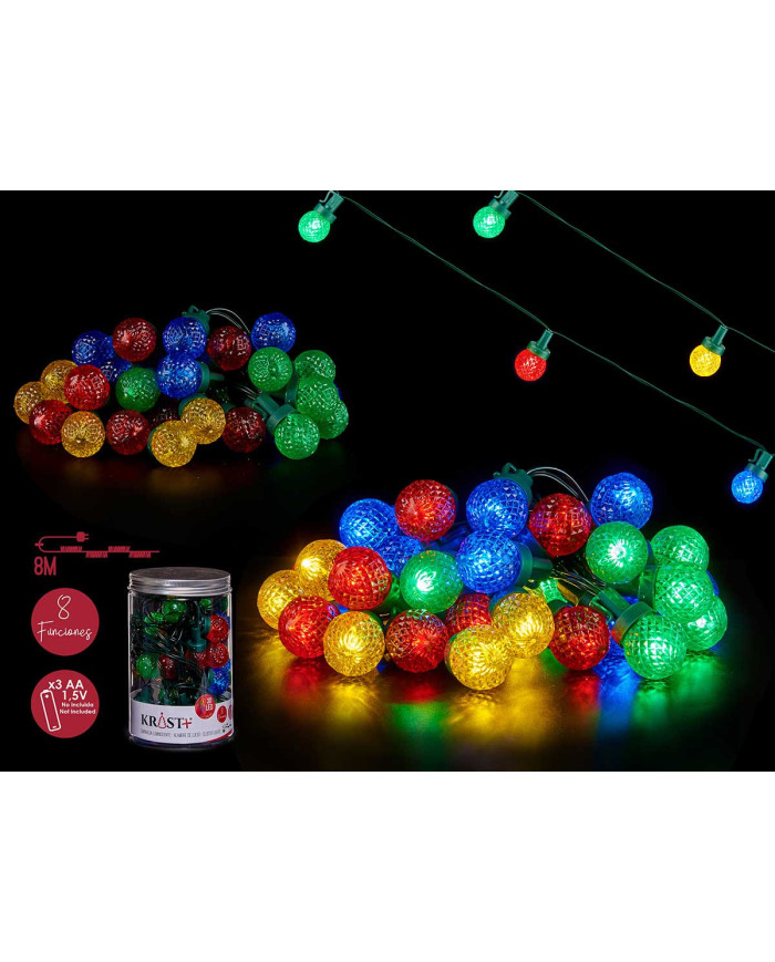 TIRA LED 6M 30LEDS LUZ MULTICOLOR EXT 8 FUNC