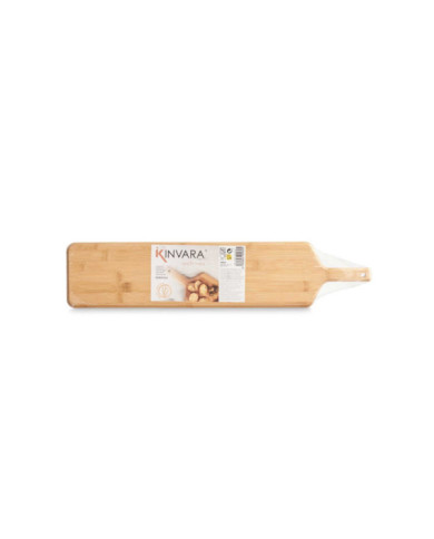 TABLA BAMBU APERITIVO MANGO 65 X 14 X 1,5 CM