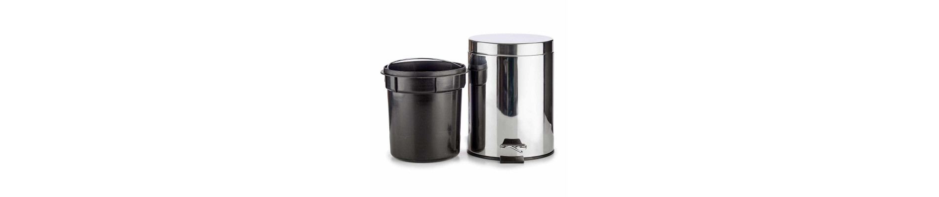 PAPELERA 3L ACERO INOXIDABLE CON PEDAL