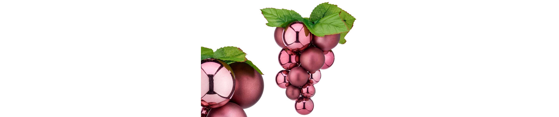 RACIMO BOLAS NAVIDAD PEQUEÑO MARRON
