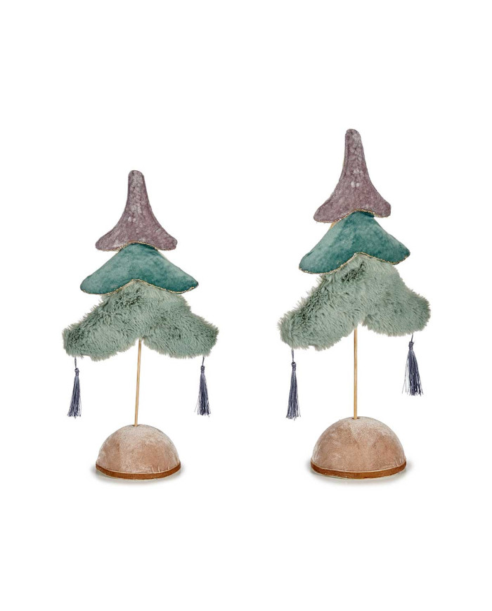 ARBOL POLAR TURQUESA TRICOLOR 22X42CM