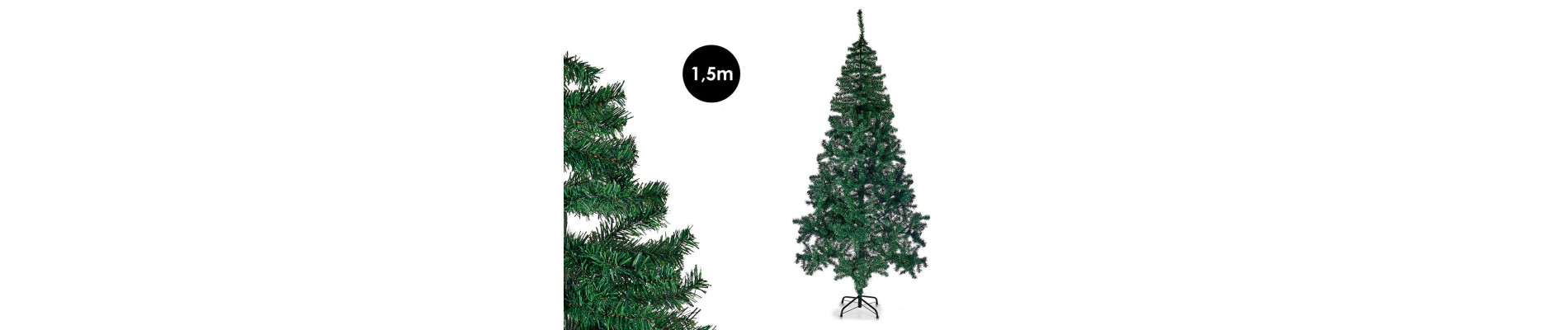 ARBOL DE NAVIDAD VERDE OSCURO 210CM