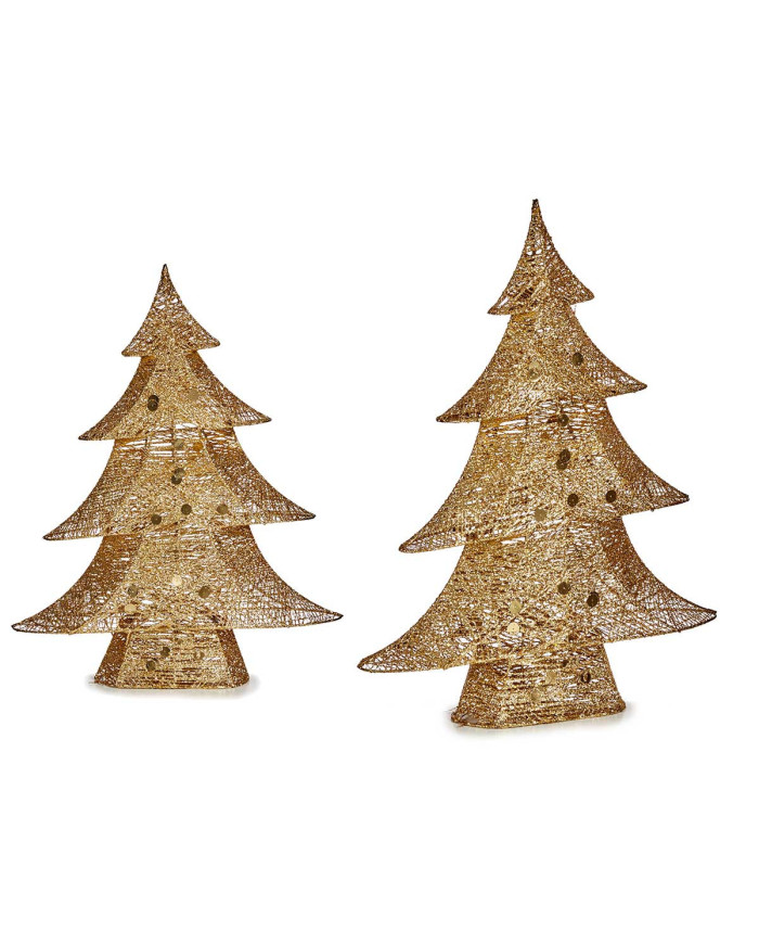 ARBOL DECORATIVO DORADO NAVIDAD 60 CM