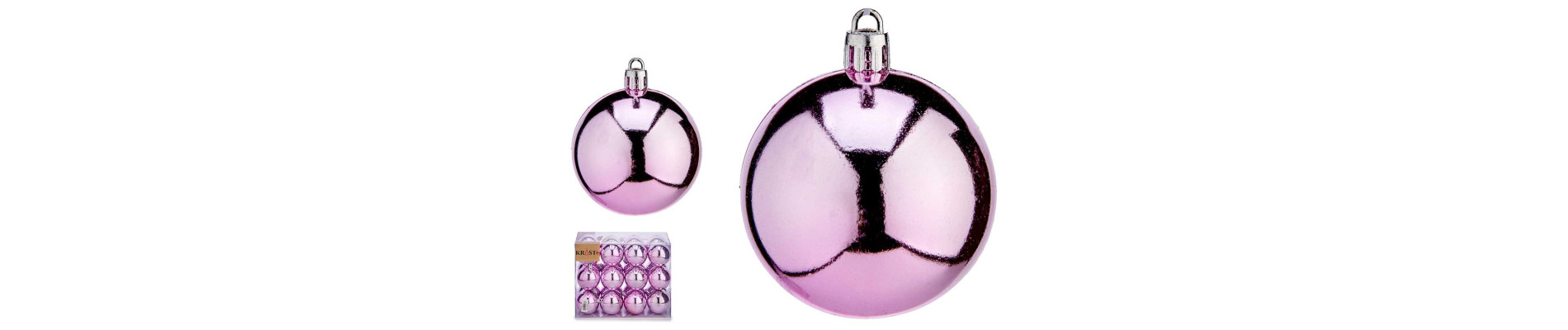SET 16 BOLAS NAVIDAD 3CM AZULES