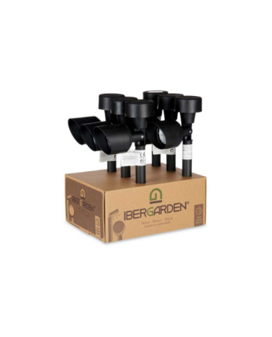 BALIZA SOLAR PLASTICO ARTICULADA NEGRA