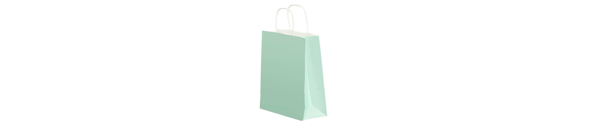 BOLSA PAPEL VERDE MENTA PEQ 24X31CM