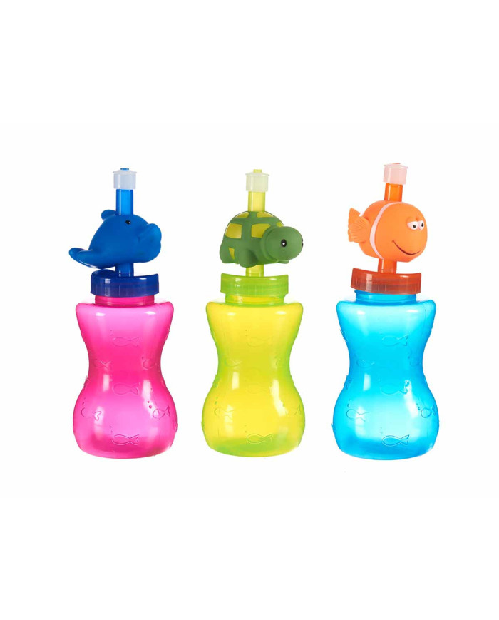 BOTELLA CON ANIMALITO SURT 3 COL