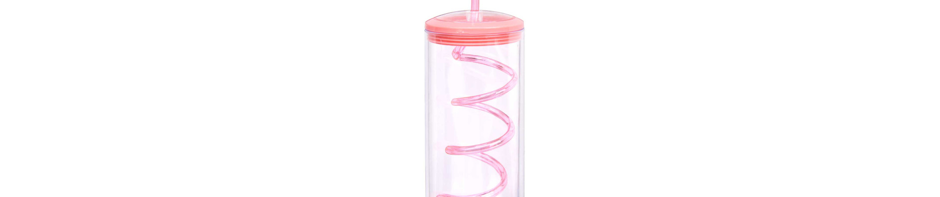 VASO PAJITA ESPIRAL SURT 4 COL 330ML