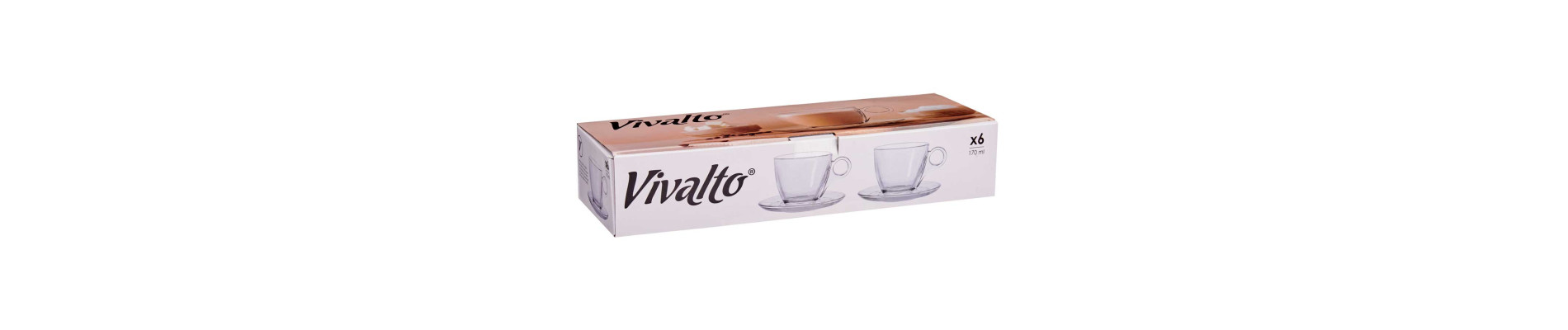 TAZA VIDRIO CAFE 170ML CON PLATO