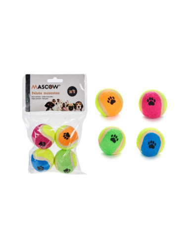 SET 4 PELOTAS PEQUEÑAS MASCOTAS