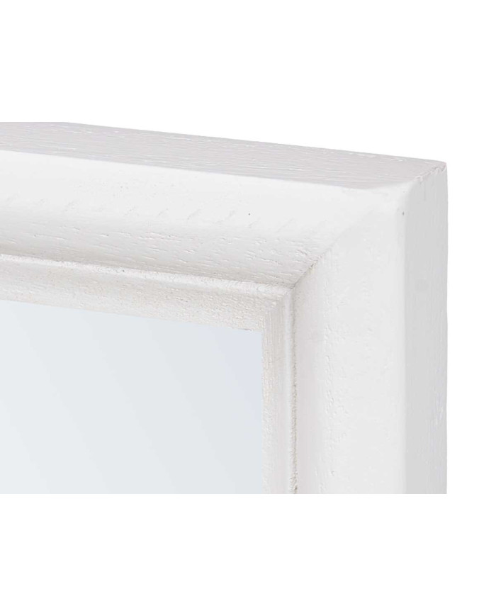 ESPEJO PARED MARCO MADERA 80 X 120 CM BLANCO