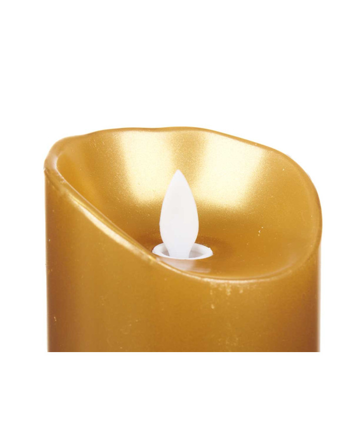 VELA LLAMA LED ORO 10CM
