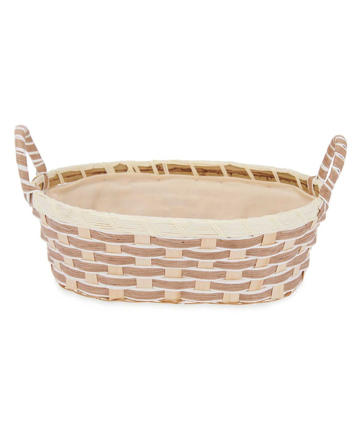 CESTA ASAS TRENZADO OVALADA