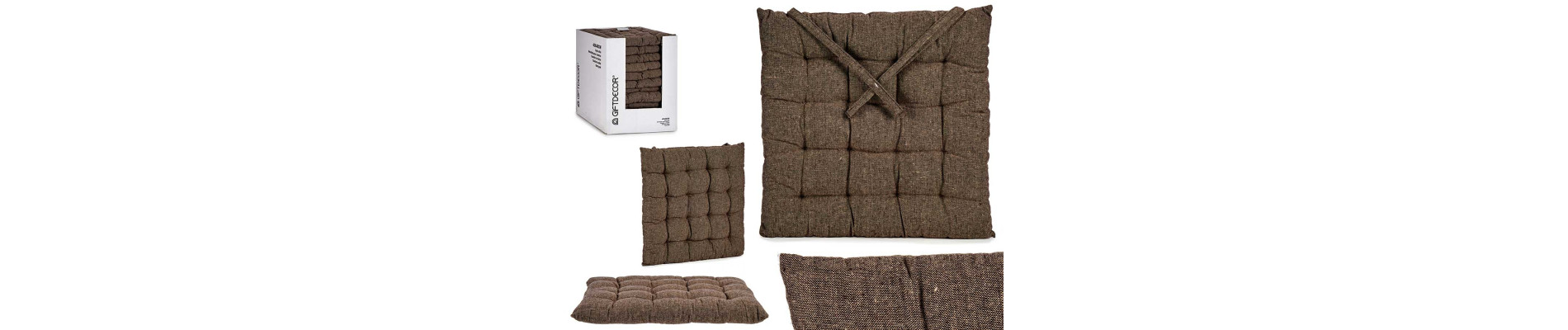 COJIN SILLA 38X38CM MARFIL