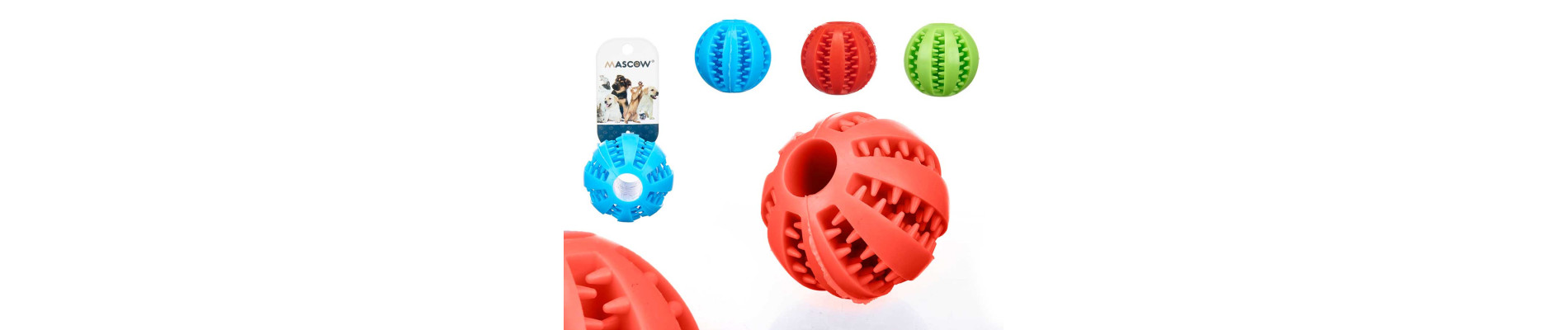 BOLA SILICONA PEQ DISPENSADOR COMIDA SRT 3 COLORES